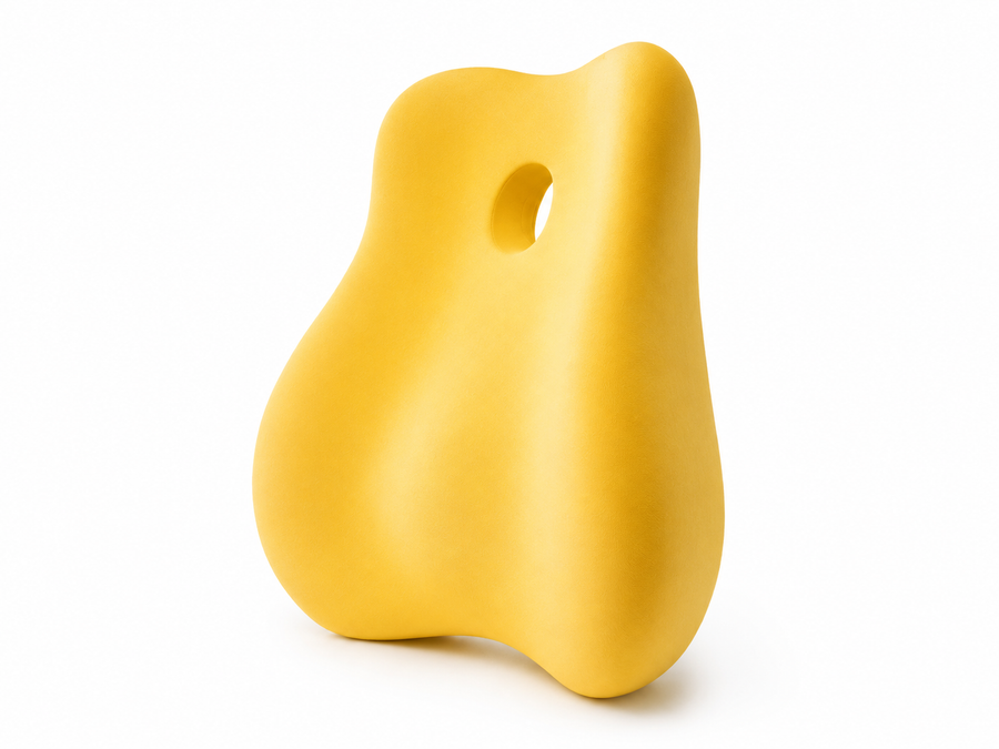 Moulds to your back. Returns to shape every time.