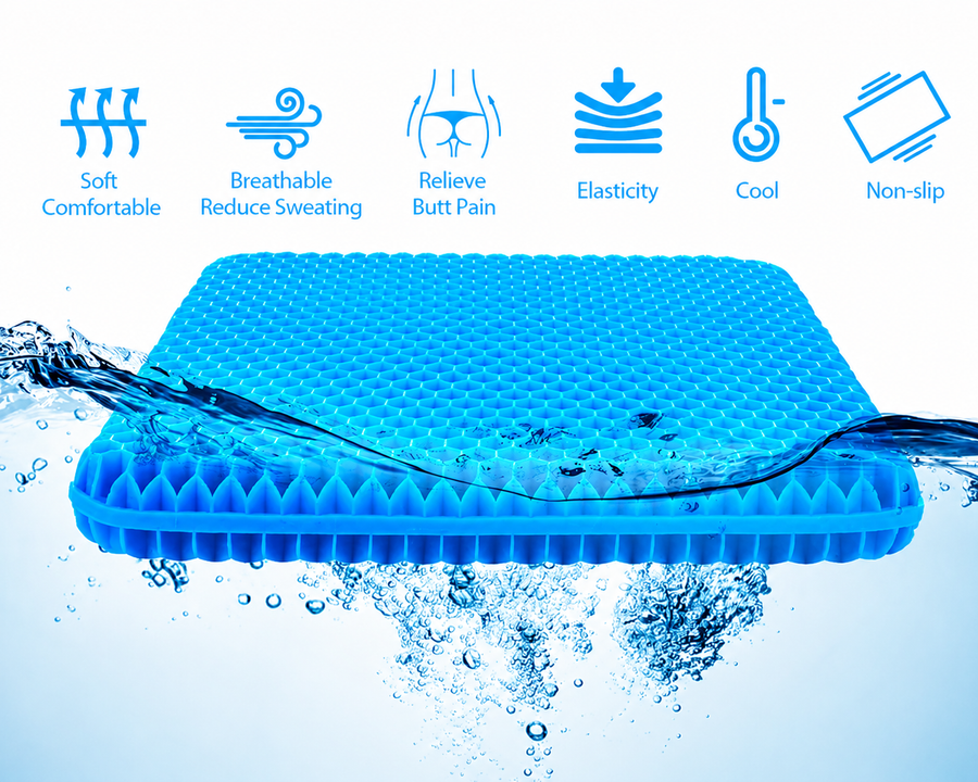 Foam traps heat. This breathes instead.