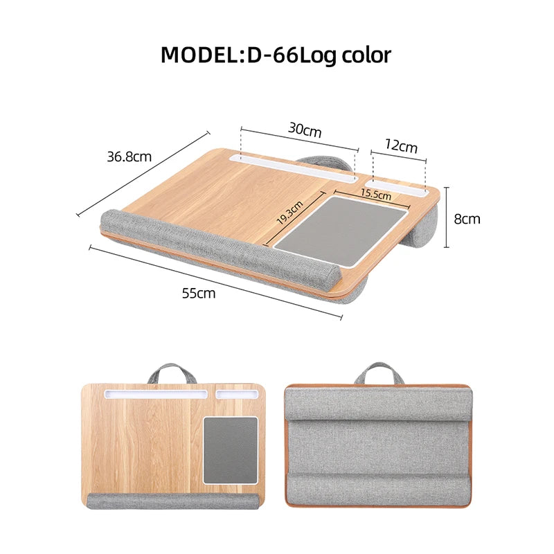 Bamboo Laptop Bed Desk — Ledge