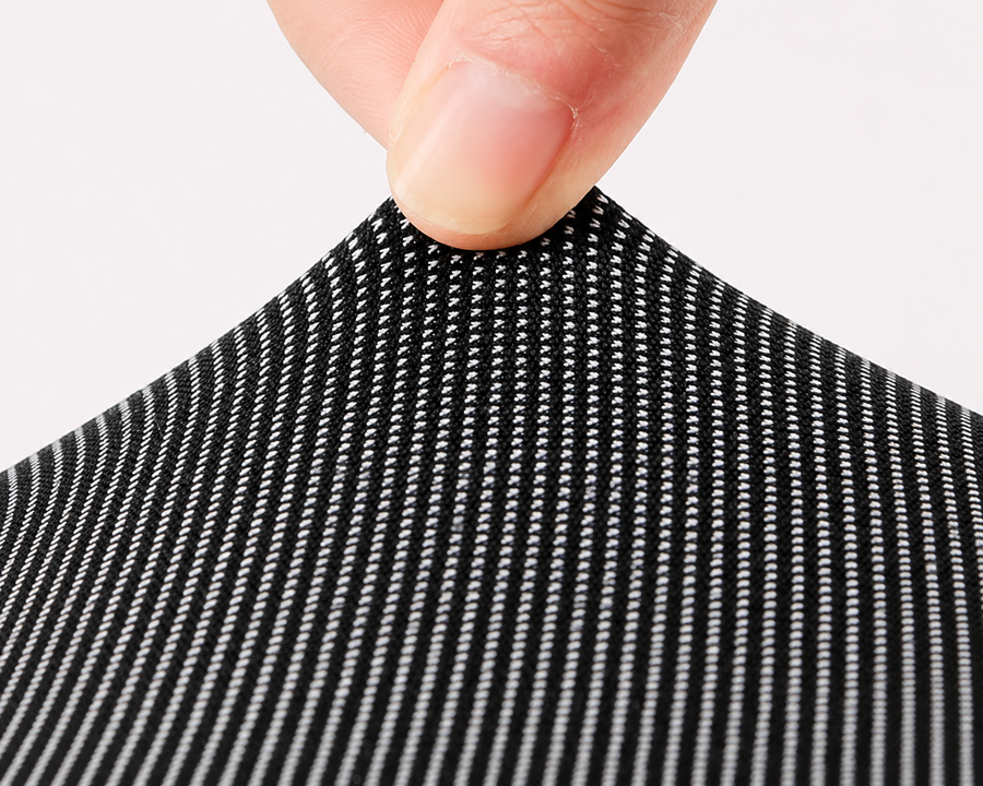 Dense mesh outer cover. Off. In the machine. Back on.