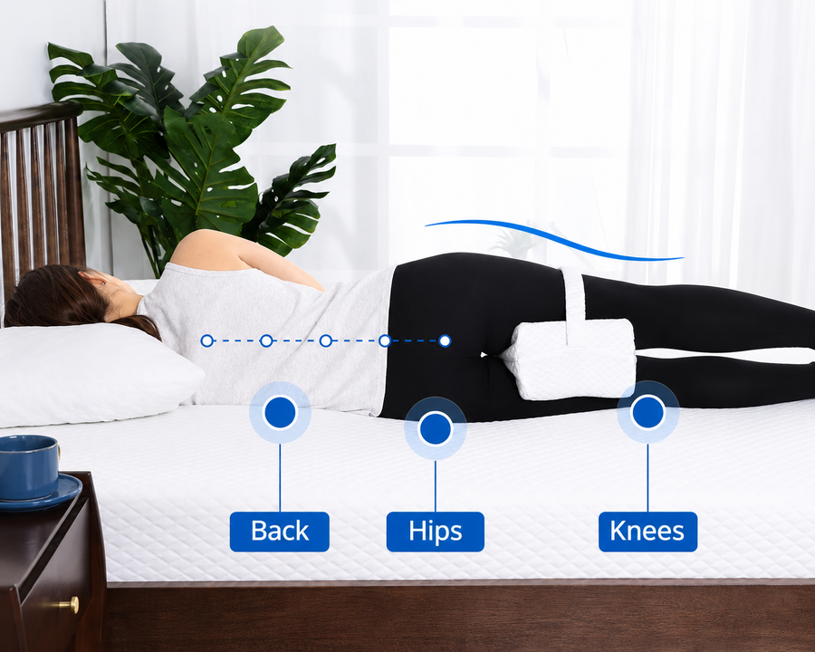 Fix the knees. The back follows.