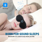 Mask For Sleep Headphones Bluetooth 3D Eye Mask MuHush Bluetooth Sleep Mask with Built-In Headphonessic Play Sleeping Headphones with Built-in HD Speaker