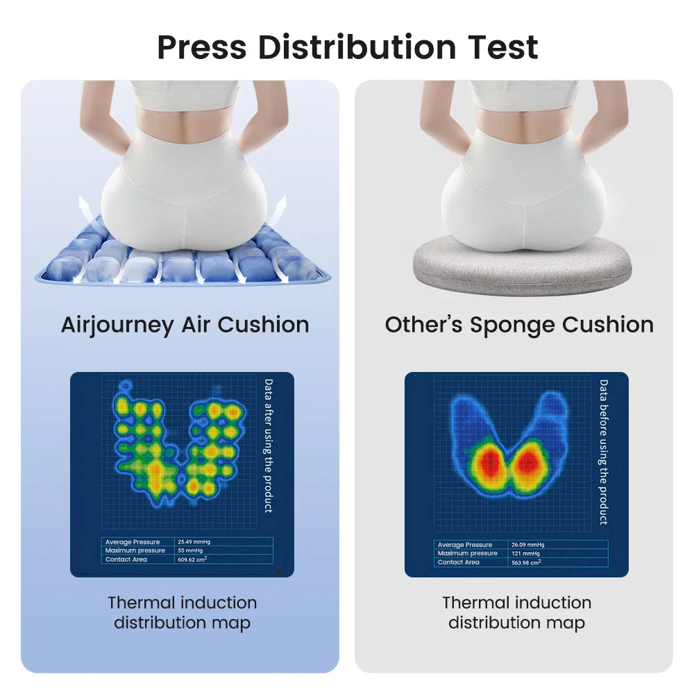Float — Inflatable Air Cell Seat Cushion for Pressure-Free Sitting