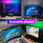 RGB Monitor & Desktop LED Light Bar — Colour-Changing Bias Lighting