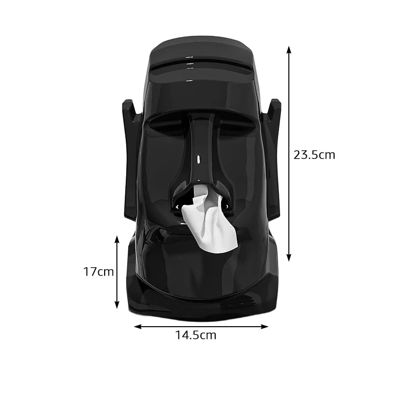 Moai Desktop Organiser for Glasses, Headset & Tissues