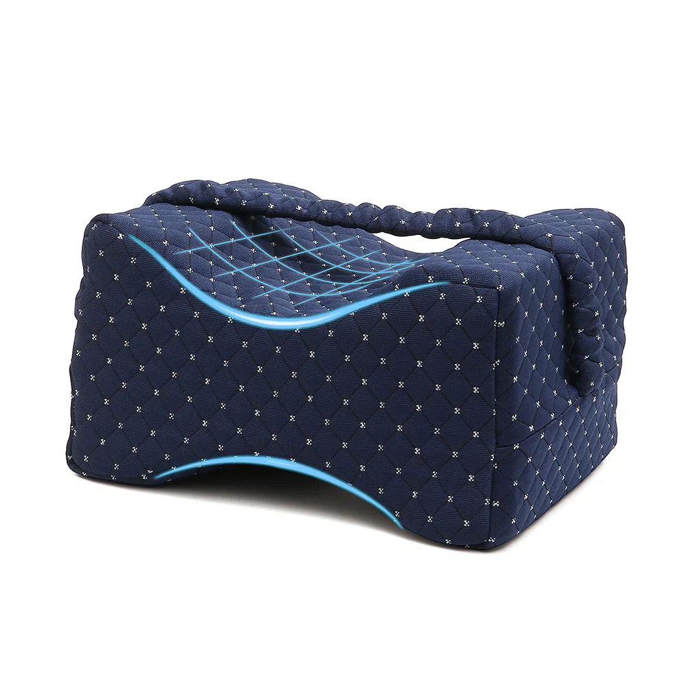 Brace Memory Foam Knee Pillow for Hip & Spine Relief