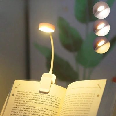 Glow Rechargeable Clip Reading Light