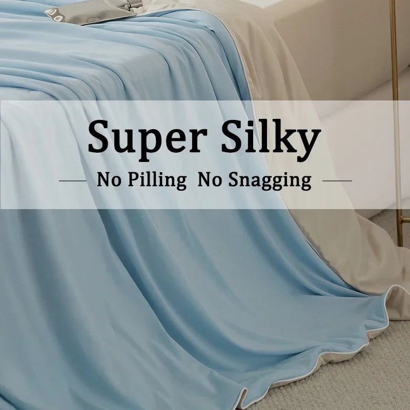 Silk Touch Cooling Summer Blanket