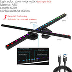 RGB Monitor & Desktop LED Light Bar — Colour-Changing Bias Lighting