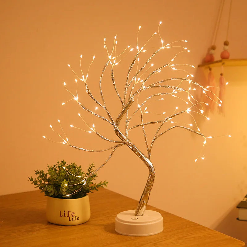 Arbor Sculptural LED Copper Branch Light Tree