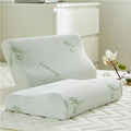 Traction Memory Foam Cervical Spine Pillow - 100% Bamboo Fiber