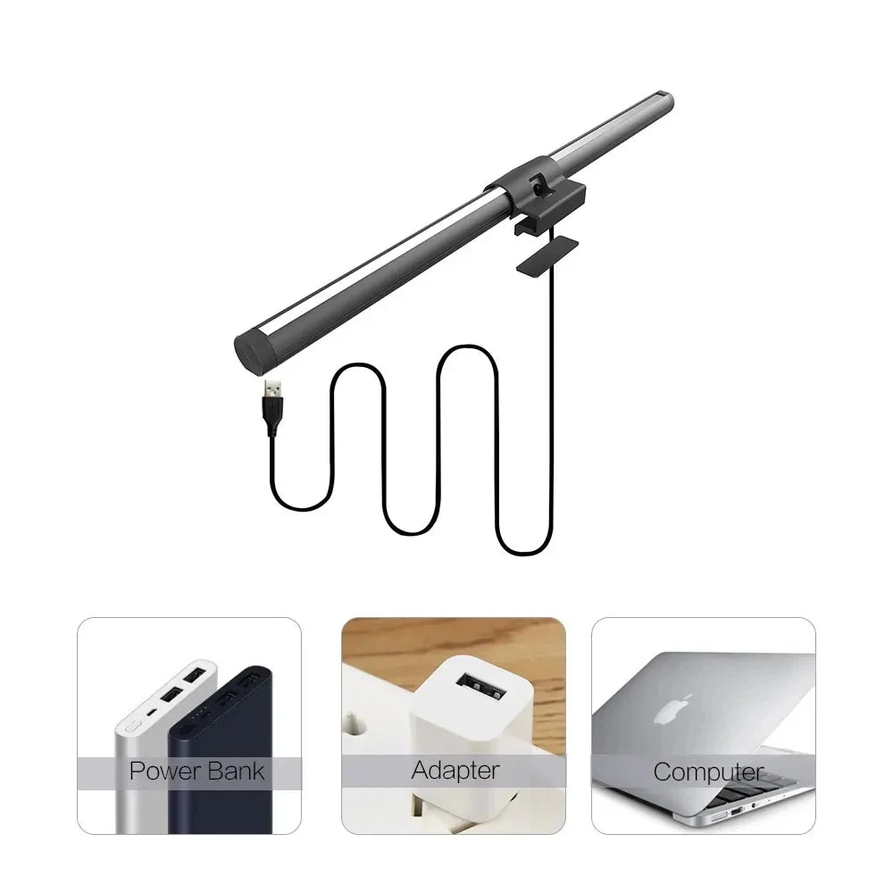RGB Monitor & Desktop LED Light Bar — Colour-Changing Bias Lighting
