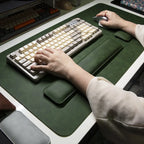 Nuvora RestWrist — Leather Keyboard Wrist Rest for Long-Session Comfort