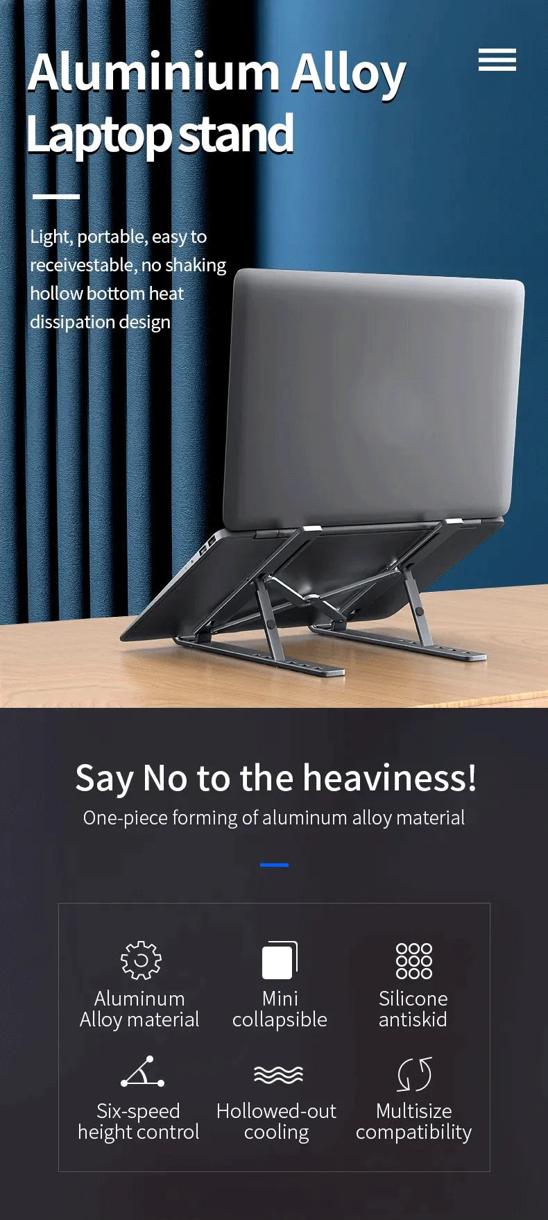 Laptop Stand Fold