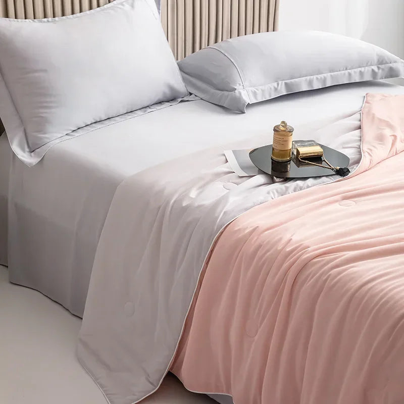 Silk Touch Cooling Summer Blanket