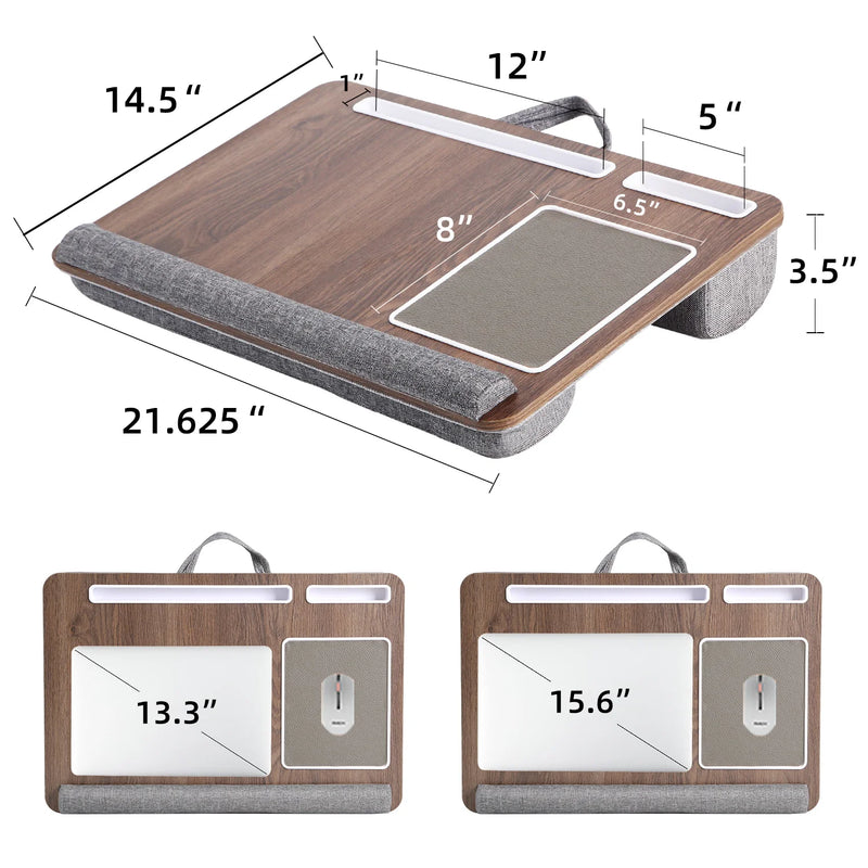 Bamboo Laptop Bed Desk — Ledge