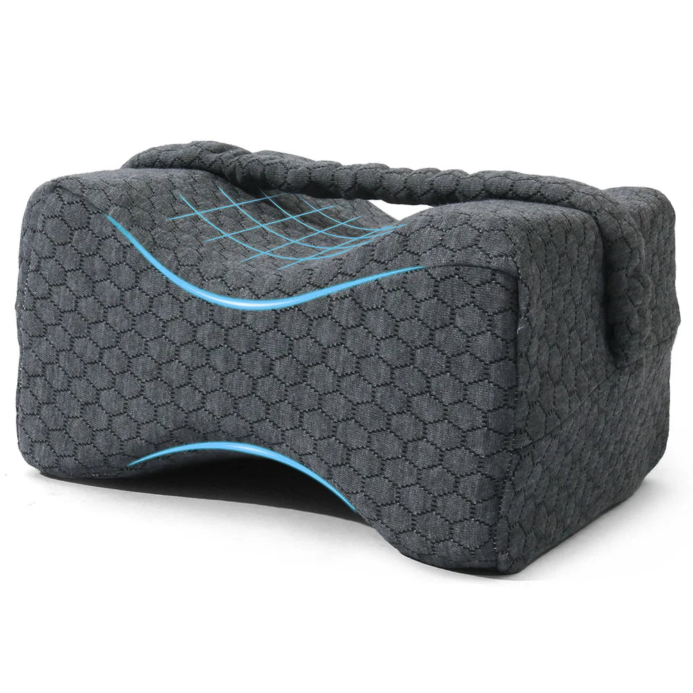 Brace Memory Foam Knee Pillow for Hip & Spine Relief