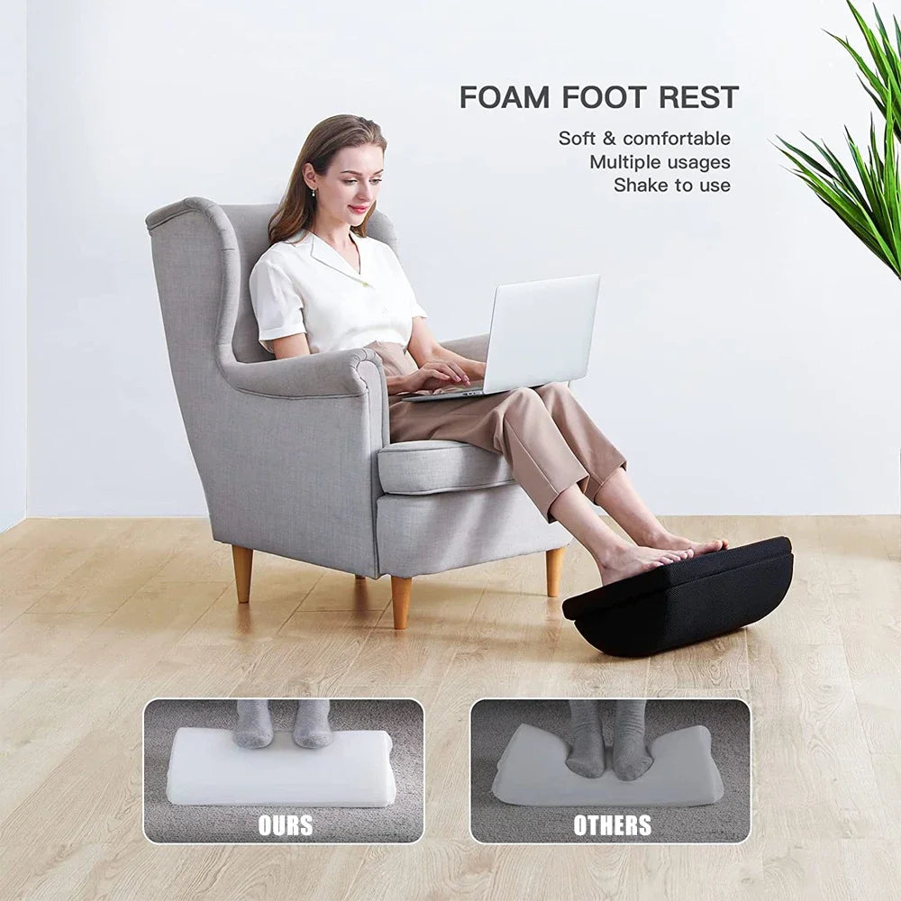 Nuvora GroundWork — Ergonomic Foot Rest for Under-Desk Relief