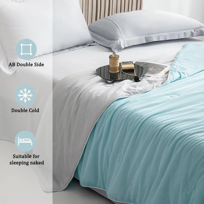 Silk Touch Cooling Summer Blanket