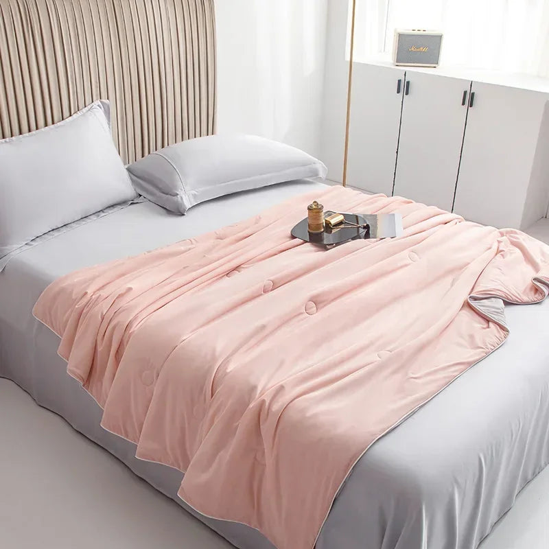 Silk Touch Cooling Summer Blanket