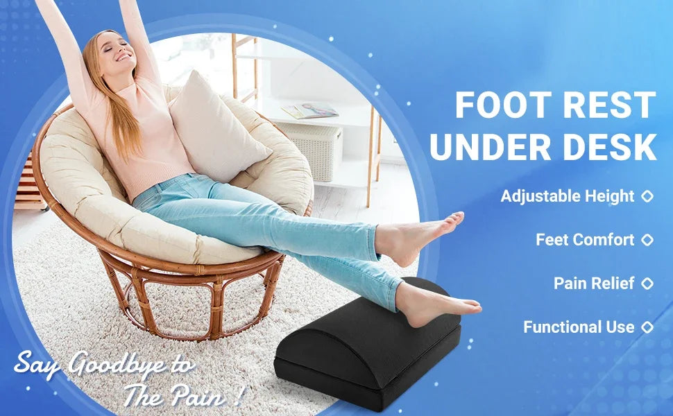 Nuvora GroundWork — Ergonomic Foot Rest for Under-Desk Relief