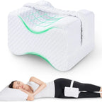 Brace Memory Foam Knee Pillow for Hip & Spine Relief