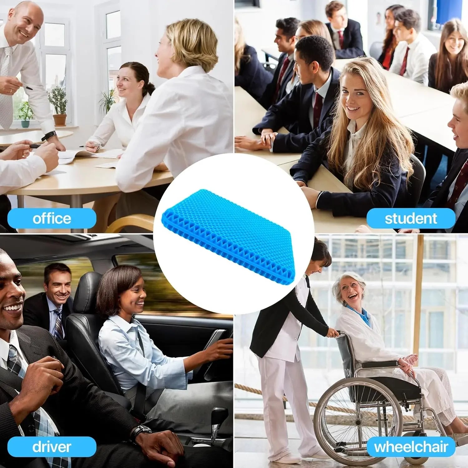 SitWell Honeycomb Gel Seat Cushion