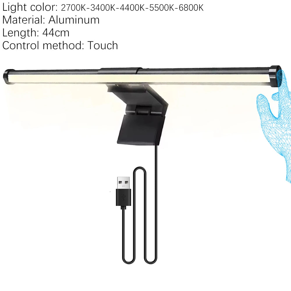 RGB Monitor & Desktop LED Light Bar — Colour-Changing Bias Lighting