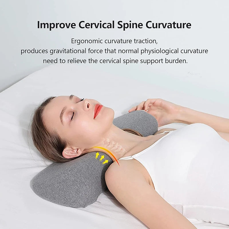 Roll Memory Foam Cervical Support Pillow