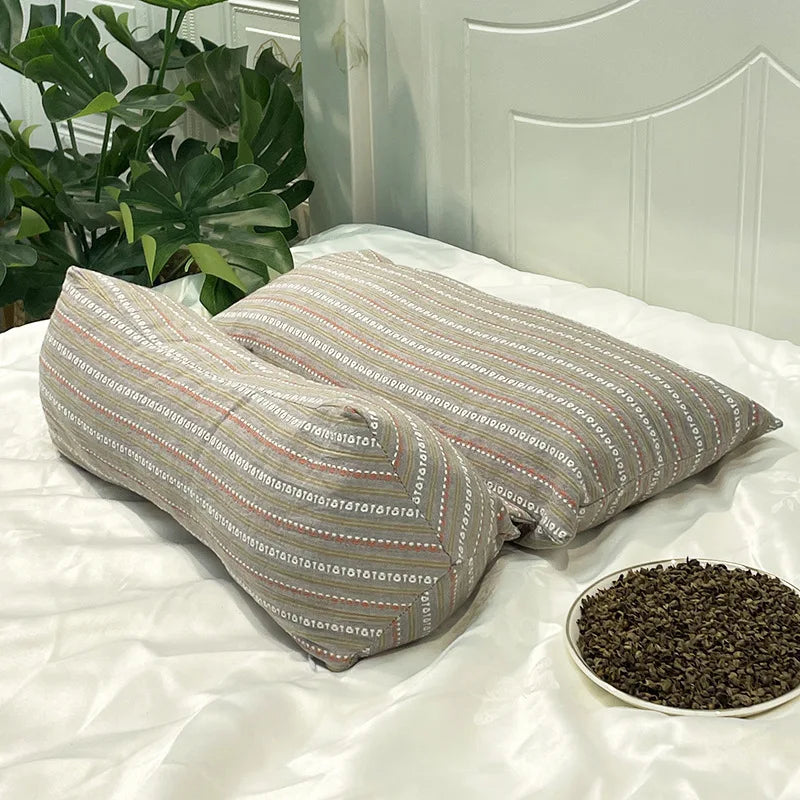 Cervix Adjustable Buckwheat Neck Support Pillow