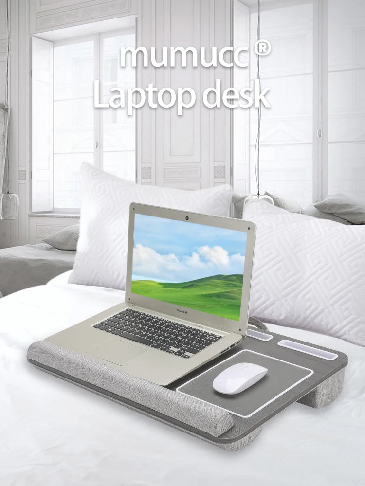 Bamboo Laptop Bed Desk — Ledge
