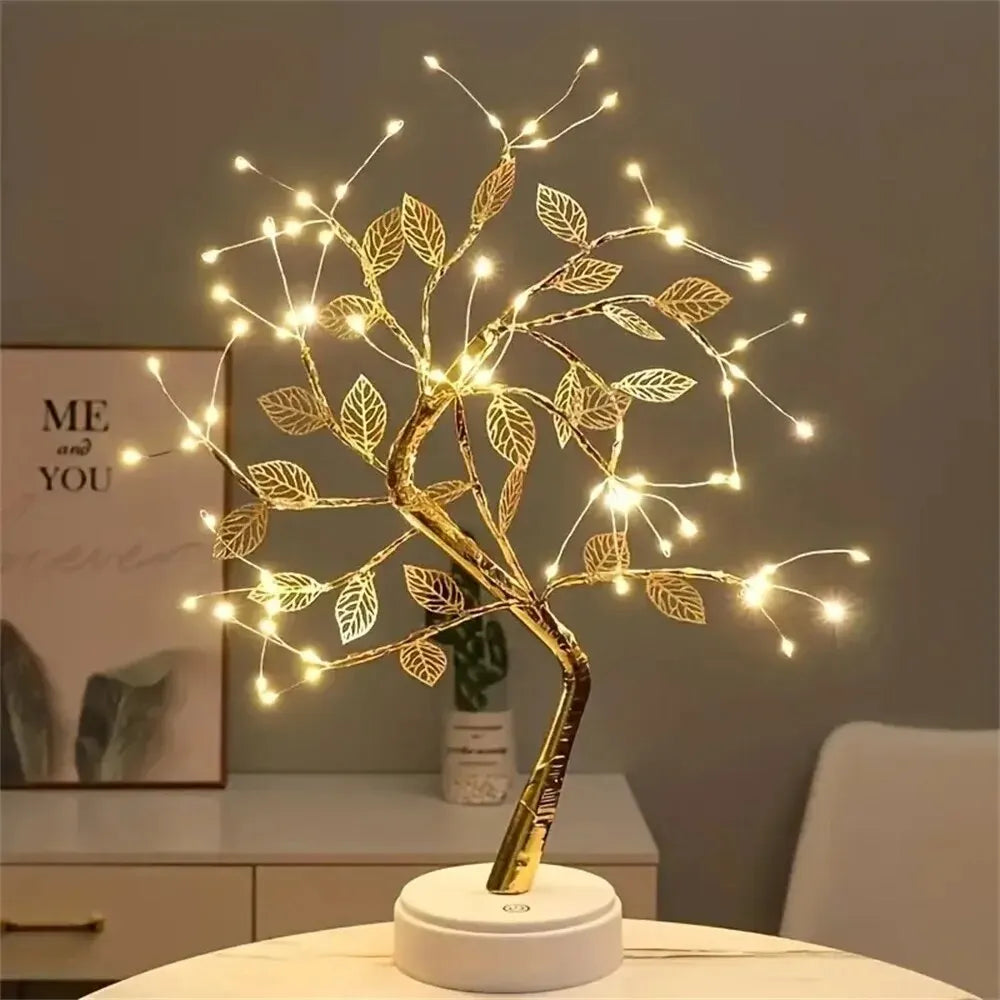 Arbor Sculptural LED Copper Branch Light Tree