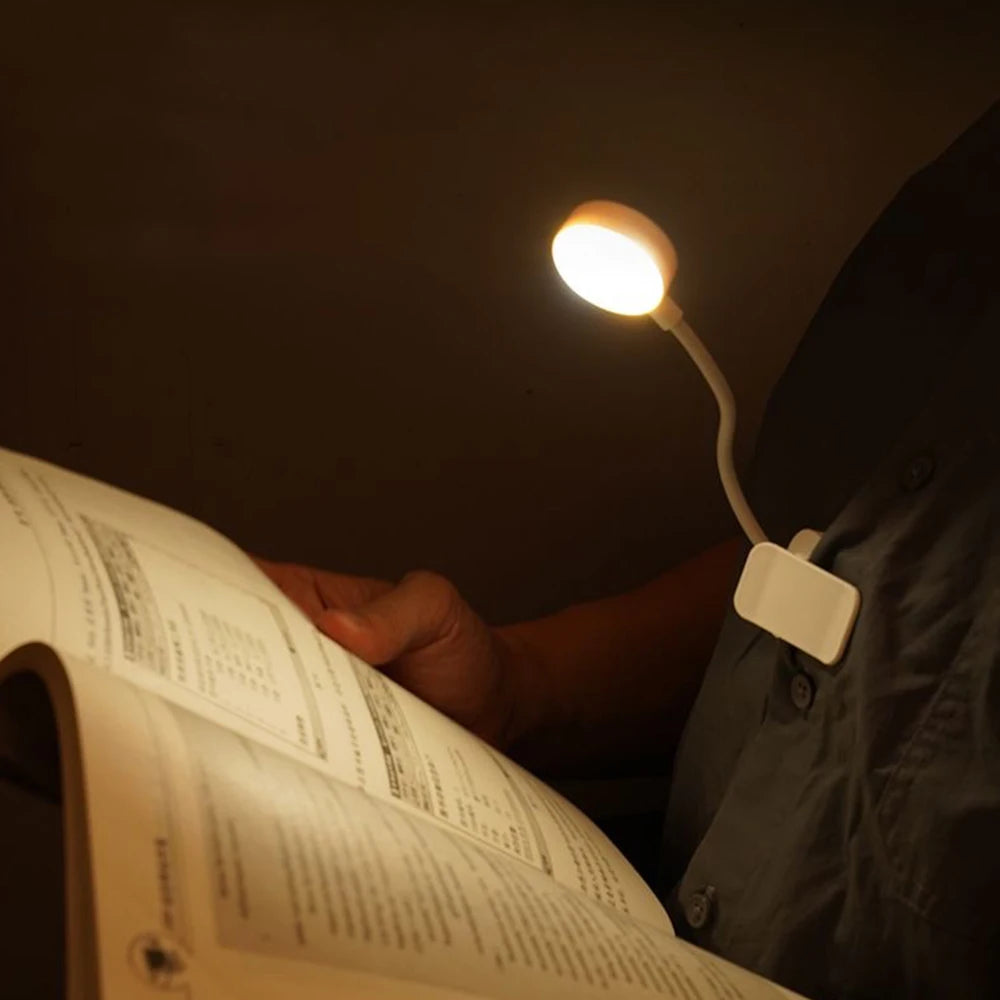 Glow Rechargeable Clip Reading Light