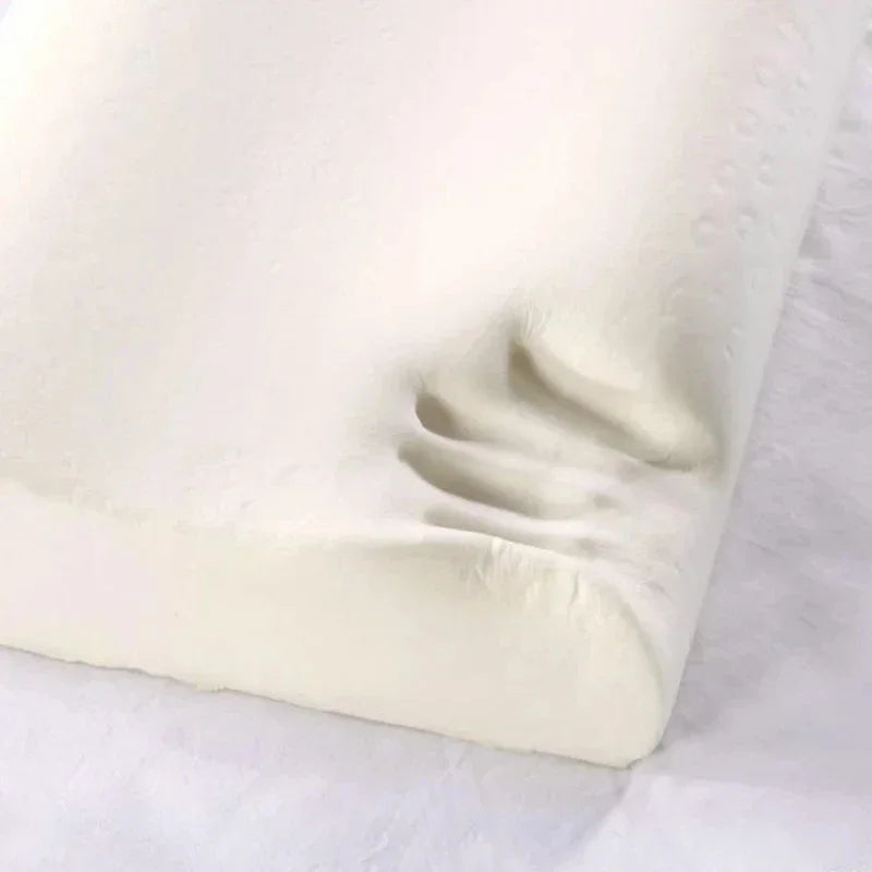 Traction Memory Foam Cervical Spine Pillow - 100% Bamboo Fiber