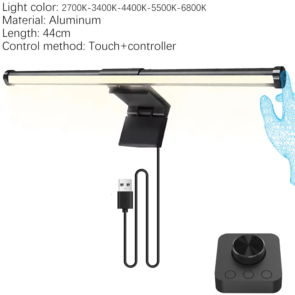 RGB Monitor & Desktop LED Light Bar — Colour-Changing Bias Lighting