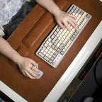 Nuvora RestWrist — Leather Keyboard Wrist Rest for Long-Session Comfort