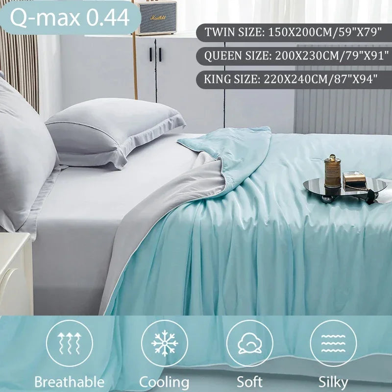 Silk Touch Cooling Summer Blanket