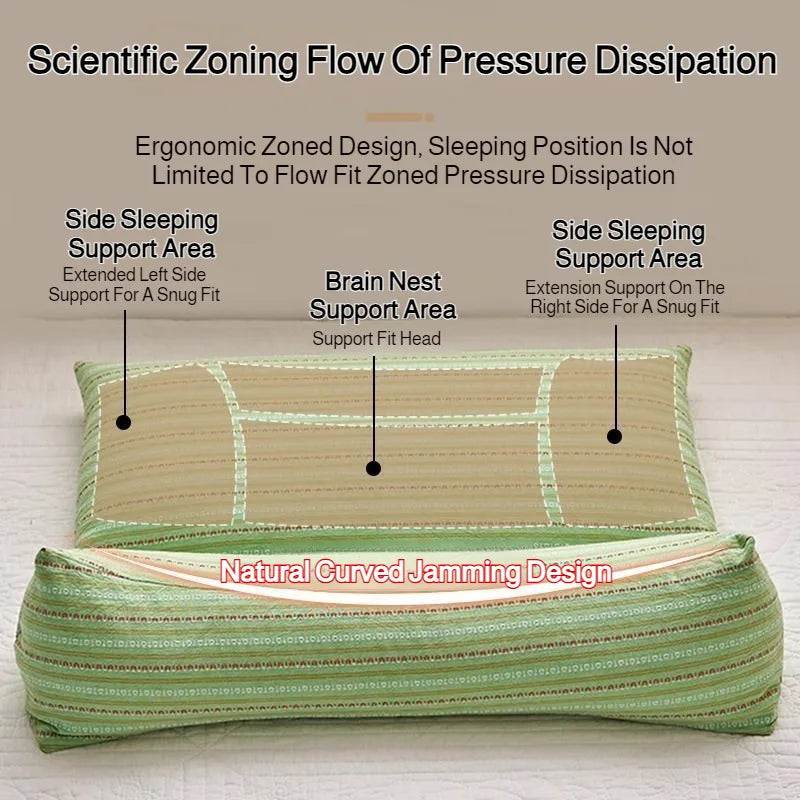 Cervix Adjustable Buckwheat Neck Support Pillow