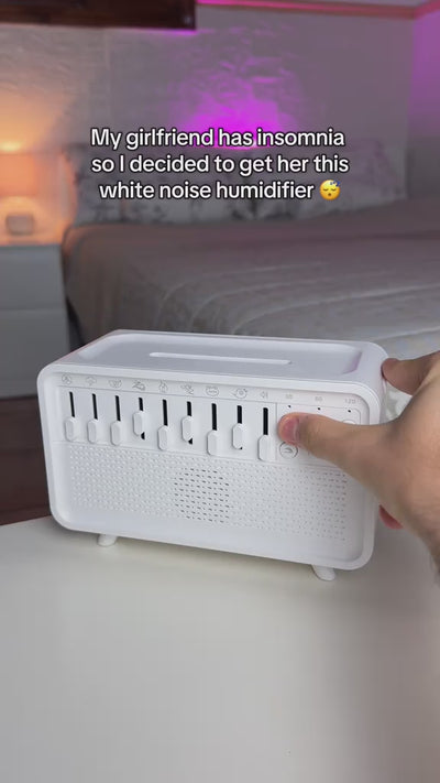 Works perfectly. The essential oil diffuser is pleasant as well as the white noises. — Ruby D.